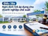 Điều 28a Nghị định 134 áp dụng cho DNCX: Giải thích chi tiết!