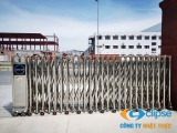 Lắp đặt cổng xếp inox Thái Bình uy tín, giá rẻ, chất lượng!