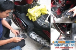 Lắp đặt định vị cho xe máy tại Hải Phòng