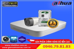 Trọn bộ 01 Camera giá rẻ tại Hải Phòng