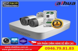 Trọn bộ 02 Camera giá rẻ tại Hải Phòng