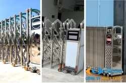 Lắp đặt cổng xếp inox Hải Phòng uy tín, chuyên nghiệp