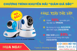 Khuyến mại đầu xuân 2018 khi lắp đặt camera tại Hải Phòng giá sốc