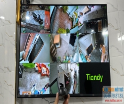 Trọn bộ 8 mắt camera IP Tiandy giá rẻ tại Kiến An, Hải Phòng!