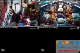 Lắp đặt camera quan sát trên xe khách tại Bắc Giang