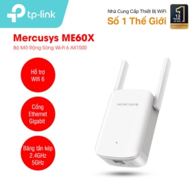Bộ phát sóng Wifi 6 Mercusys ME60X AX1500