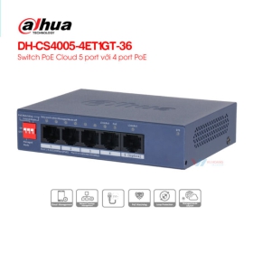 Switch Cloud 5 Cổng Dahua DH-CS4005-4ET1GT-36