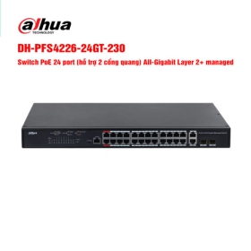 Switch PoE 24 cổng DAHUA DH-PFS4226-24GT-230
