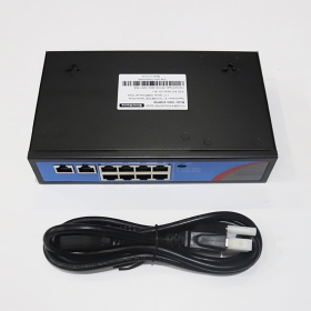 Switch mạng 8 cổng PoE Hikvision SINIC-2108POE-Black