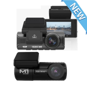 Camera hành trình VIETMAP SPEEDMAP M1 (Combo) ghi hình trước và trong xe