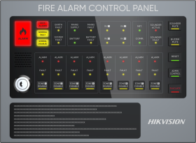 Trung tâm báo cháy 4 zone Hikfire HF-C104