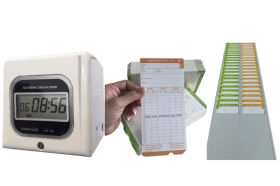 Máy chấm công thẻ giấy RONALD JACK RJ 990N