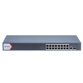 Switch mạng 16 cổng PoE Gigabit DS-3E1518P-EI(O-STD)V2