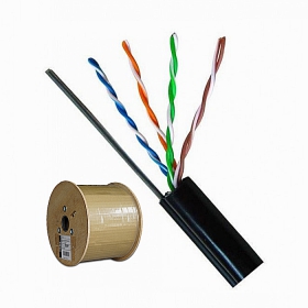 Cáp mạng Dintek CAT.5E 305m ngoài trời có gel chống ẩm (1101-03039)