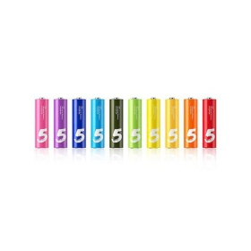 Pin Xiaomi ZMI ZI5 Bảy sắc cầu vồng (10 viên pin AA, Alkaline Battery)