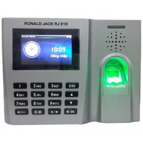 Máy chấm công vân tay + Thẻ cảm ứng RONALD JACK RJ919