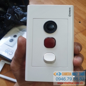 Camera giấu kín kết nối điện thoại - Camera ngụy trang công tắc điện