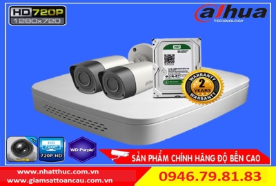 Trọn bộ 02 Camera giá rẻ tại Hải Phòng