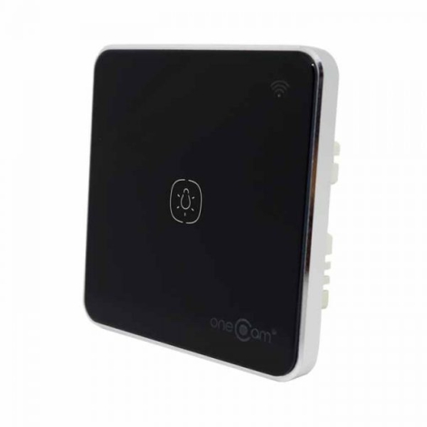 Công tắc wifi cảm ứng 1 nút vuông ONECAM LS-201