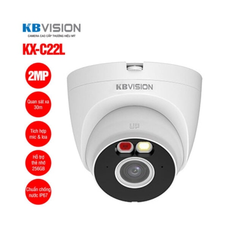 Camera dome Wifi 2MP KBVISION KX-C22L
