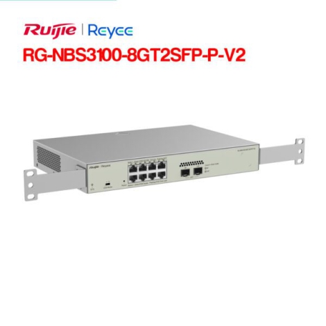 Layer 2 Smart Managed PoE Switch 8 Cổng RUIJIE RG-NBS3100-8GT2SFP-P-V2