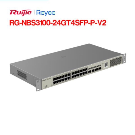 Layer 2 Smart Managed PoE Switch 24 Cổng RUIJIE RG-NBS3100-24GT4SFP-P-V2