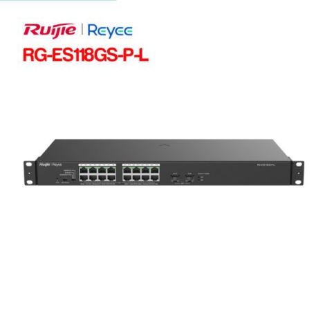 Unmanaged switch 16 cổng PoE RUIJIE RG-ES118GS-P-L