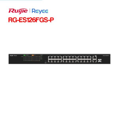 Unmanaged switch 24 cổng PoE RUIJIE RG-ES126FGS-P