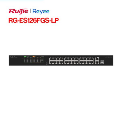 Unmanaged switch 24 cổng PoE RUIJIE RG-ES126FGS-LP