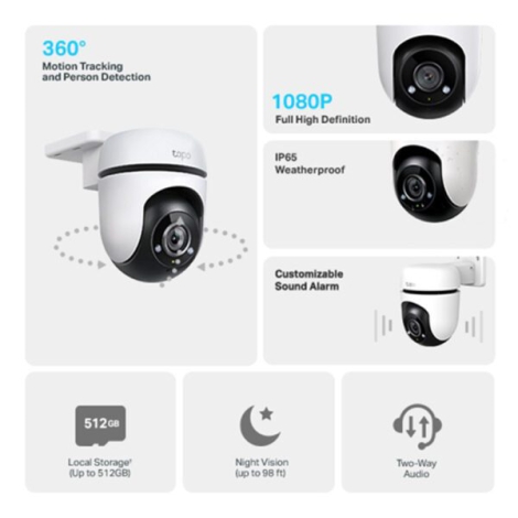 Camera Wifi TP-Link Tapo C500 1080p [Quay Quét Ngoài Trời]