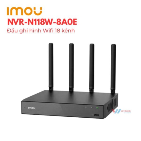 Đầu ghi Wifi 18 kênh IMOU NVR-N118W-8A0E