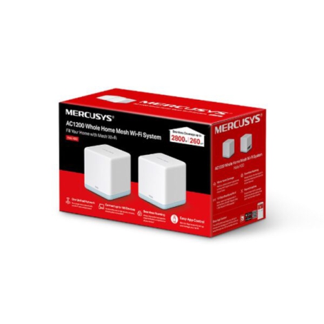 Hệ Thống Wi-Fi Mesh Cho Gia Đình AC1200 Mercusys Halo H30 (2 Pack)