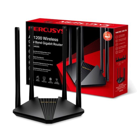 Router Wi-Fi 6 Băng Tần Kép AX1500 Mercusys MR60X