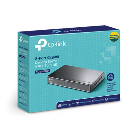 Switch 8 Cổng Gigabit 1000Mbps TP-LINK TL-SG1008P
