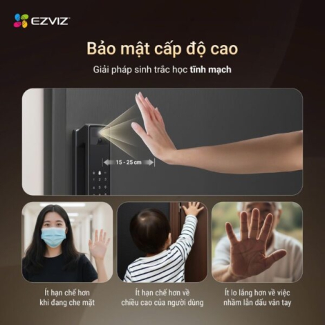 Khóa cửa thông minh Ezviz Y3000FVP Plus