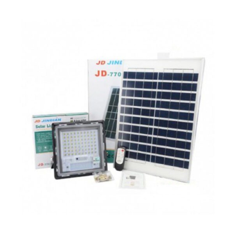 Đèn pha led năng lượng mặt trời JINDIAN JD770 70W