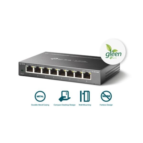 Easy Smart Switch 8 cổng Gigabit TP-LINK TL-SG108E