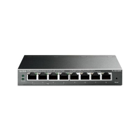Switch 8 cổng Gigabit với 4 cổng PoE+ TP-LINK TL-SG108PE