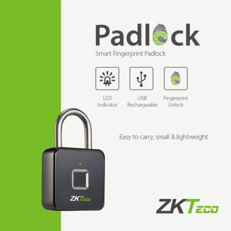 Khóa thông minh vân tay ZKTECO Padlock