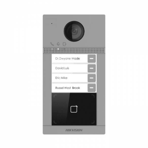 Nút bấm IP 4 cổng cho villa HIKVISION DS-KV8413-WME1(B)