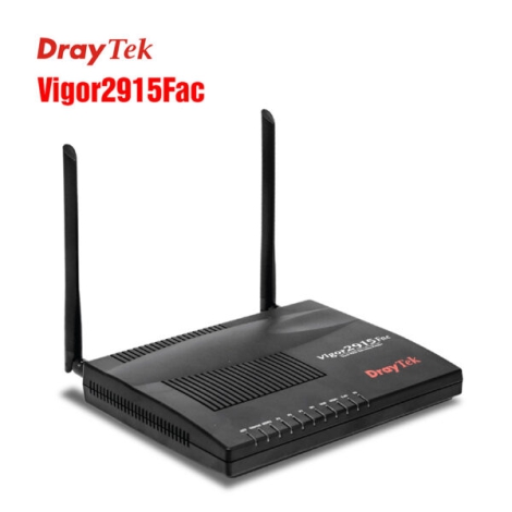 Router quang hỗ trợ WiFi Marketing DrayTek Vigor2915Fac