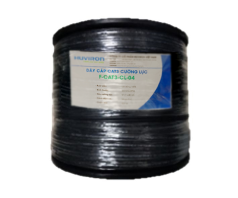 Dây cáp mạng CAT3 F-CAT3-CL-04 HUVIRON