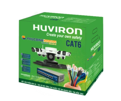Cáp mạng Huviron F-CAT6-UTP
