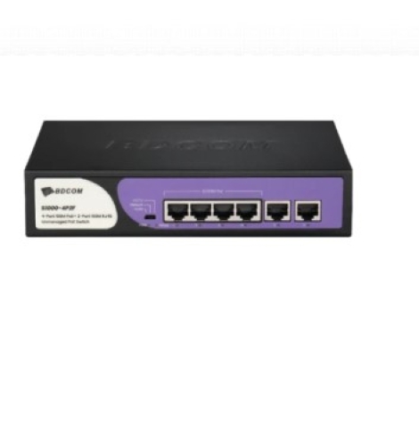 Switch mạng POE BDCOM S1000-4P2F
