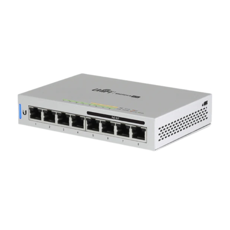 Bộ chuyển mạch Ubiquiti UniFi Switch 8 PoE 60W (US-8-60W)