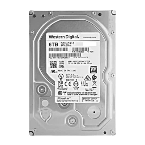 Ổ cứng WD Ultrastar DC HC310 6TB (0B36039)