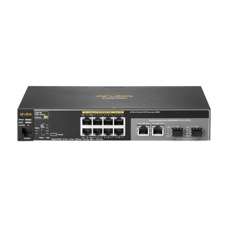 Switch mạng Aruba 2530 8 PoE+ Internal PS (JL070A)