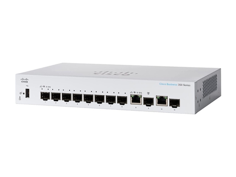 Switch PoE 8 cổng CISCO CBS350-8S-E-2G-EU