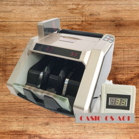 Máy đếm tiền CASIO CS-A01 | Phân biệt tiền giả, nhập khẩu nguyên chiếc