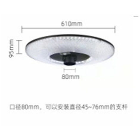  UFO kim cương-800 | Đèn sân vườn năng lượng mặt trời JDJINDIAN